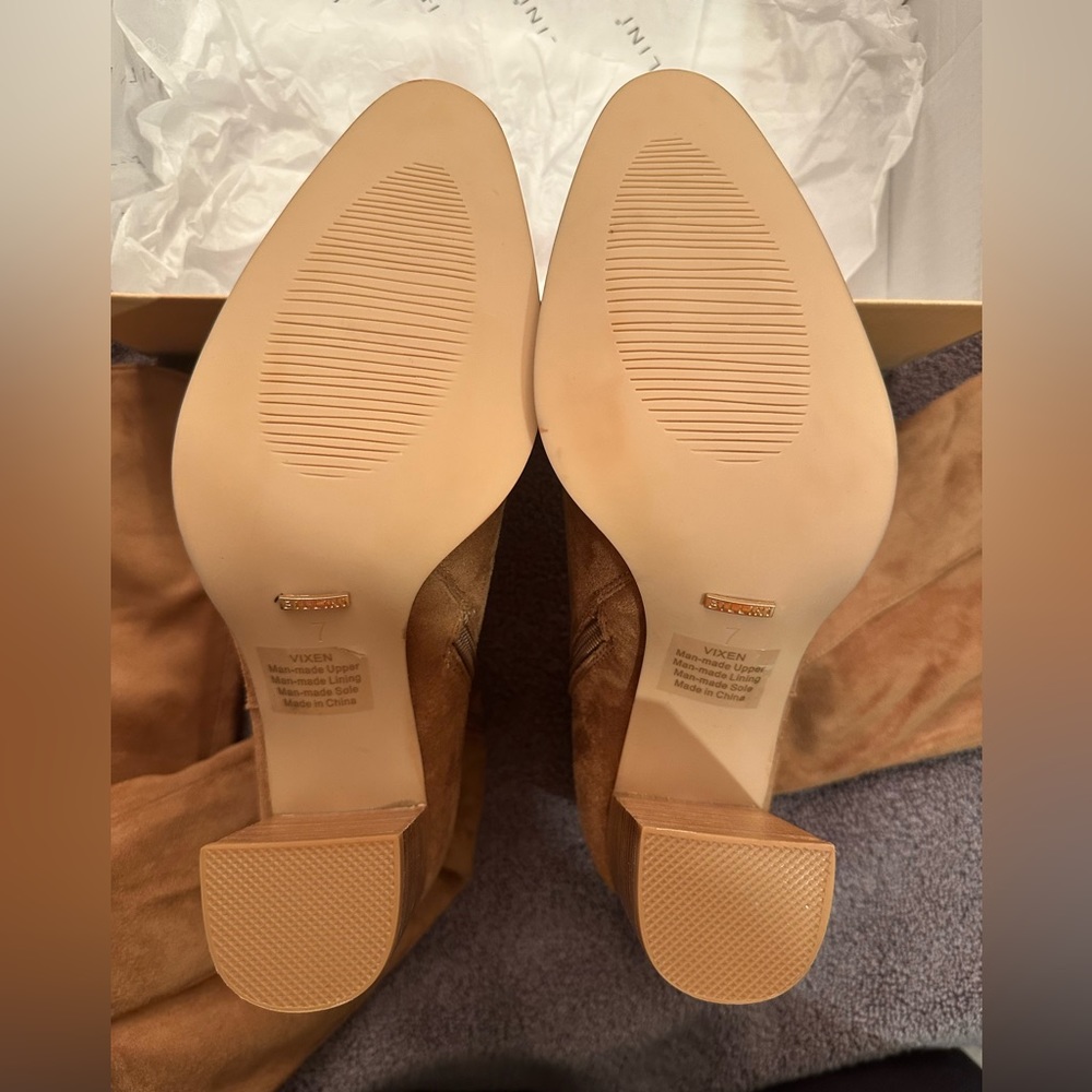 Billini “Vixen” Brown Suede Over the Knee Boots - Picture 4 of 5